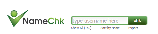 Social Media Tools - NameChk