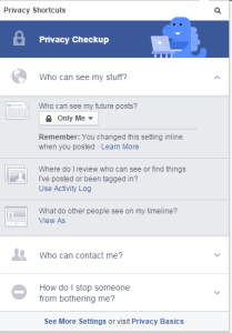 Facebook Privacy Settings - Increase your Comfort Level on Facebook